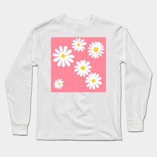 Pink Daisys Long Sleeve T-Shirt